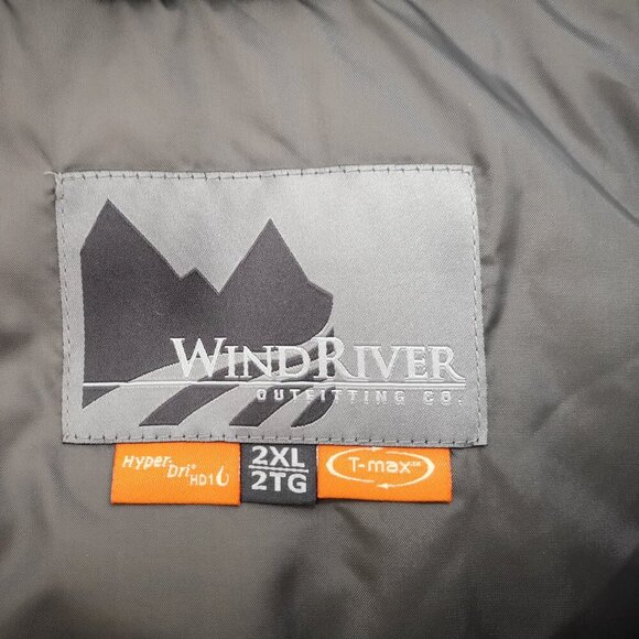 Wind River Outfitting Co. Men's Size 2XL Red & Grey Hyper-Dri T-Max Puffy Vest - Picture 3 of 7